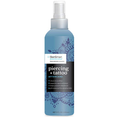 SkinSmart Antimicrobial Piercing & Tattoo Aftercare for Rapid Recovery, Hypochlorous Technology, 8 oz Spray