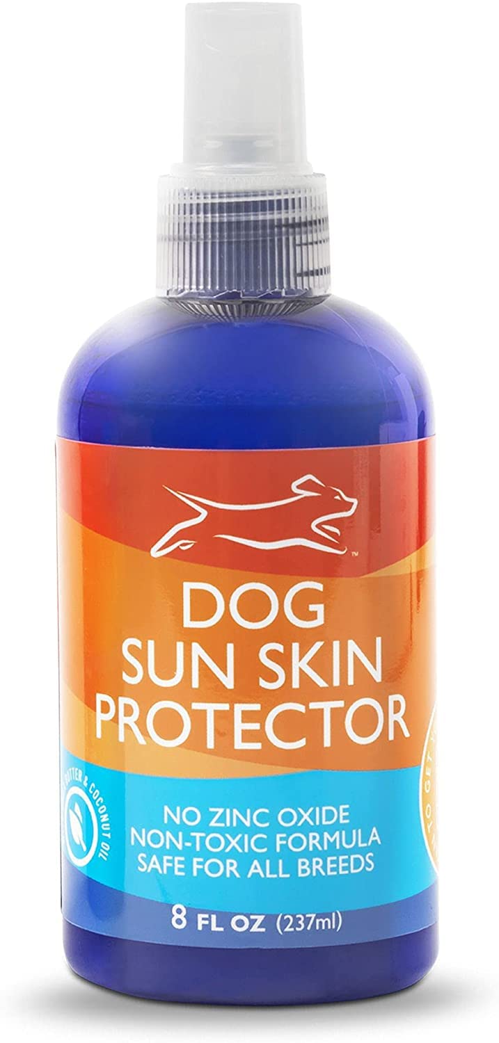 EBPP Dog Sunscreen Sun Skin Protector Spray 8 oz - Safe for All Breeds with No Zinc Oxide - Pet Protection and Moisturizer for Skin, Coat, Nose, Ears