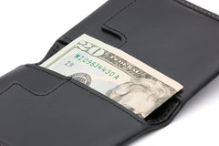 Bellroy Slim Sleeve, slim leather wallet (Max. 8 cards and bills) - Black