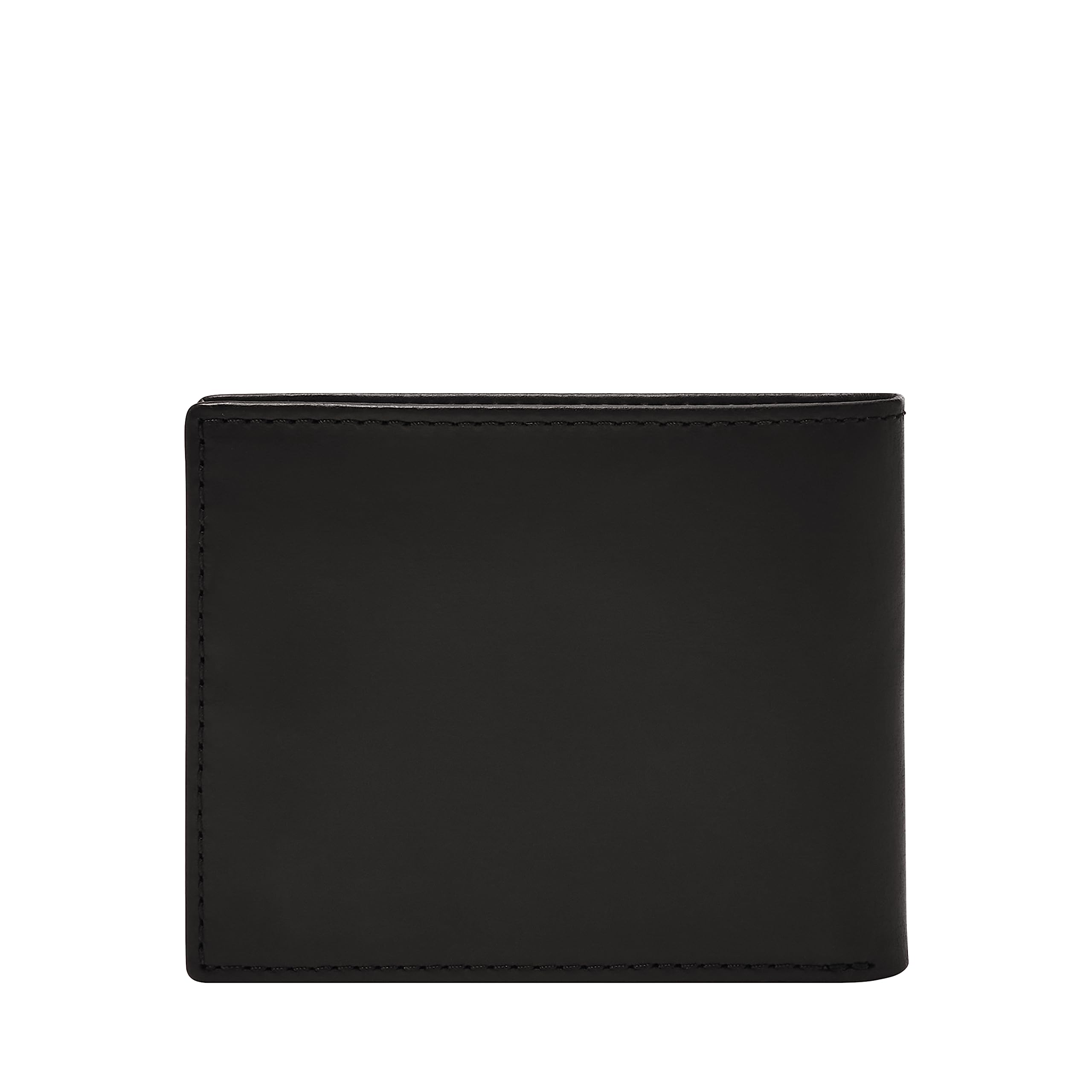 Fossil Men's Derrick Leather RFID-Blocking Bifold with Flip ID Wallet, Black, (Model: ML3681001)