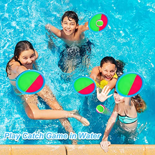 Qrooper Kids Toys Toss and Catch Game Set - Beach Toys Pool Toys Outdoor Toys for Kids Ages 4-8, Classic Outdoor Games, Beach Games, Yard Games for Kids Adults Family Outside Games