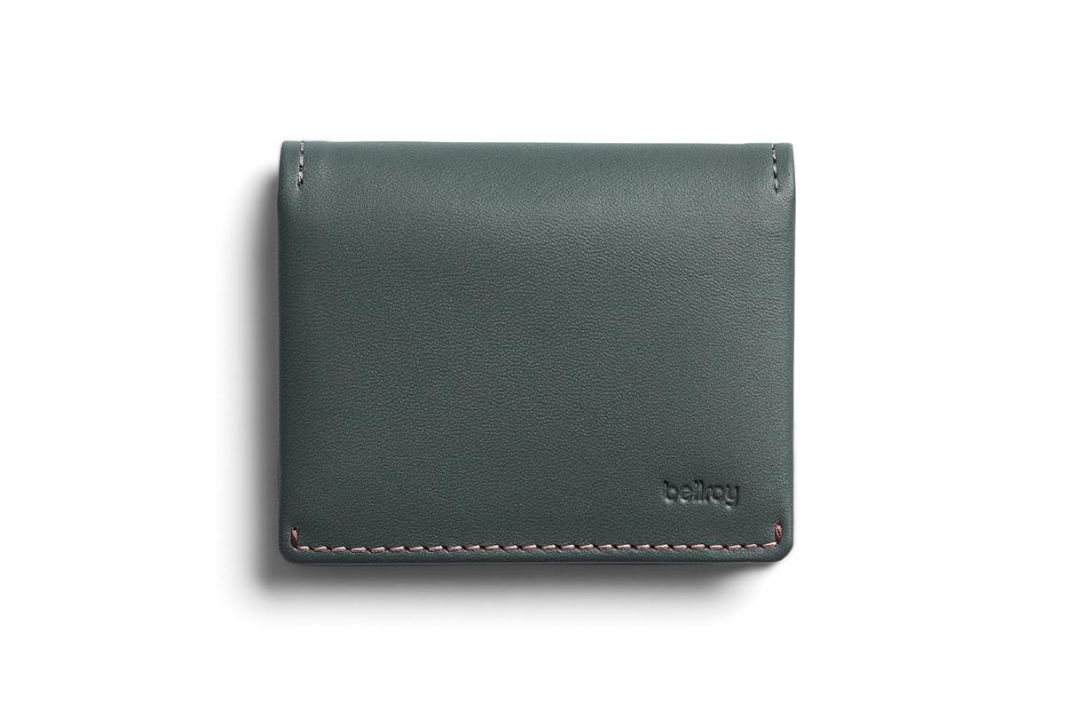 Bellroy Slim Sleeve, slim leather wallet (Max. 8 cards and bills) - Everglade