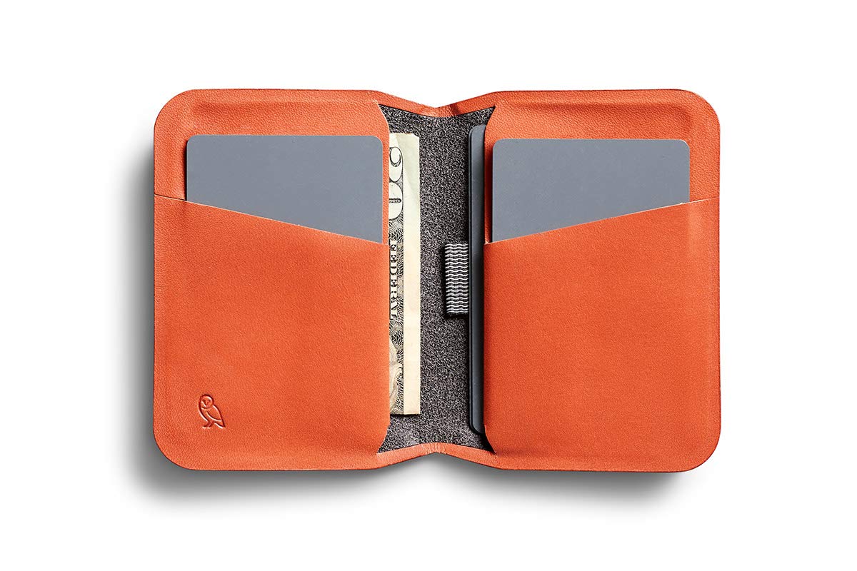 Bellroy Apex Slim Sleeve (Slim Bifold Leather Wallet, RFID Protected) - Indigo