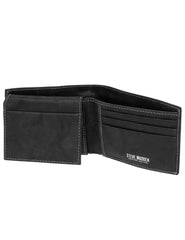 Steve Madden Mens Two-Tone Passcase Black 1 One Size