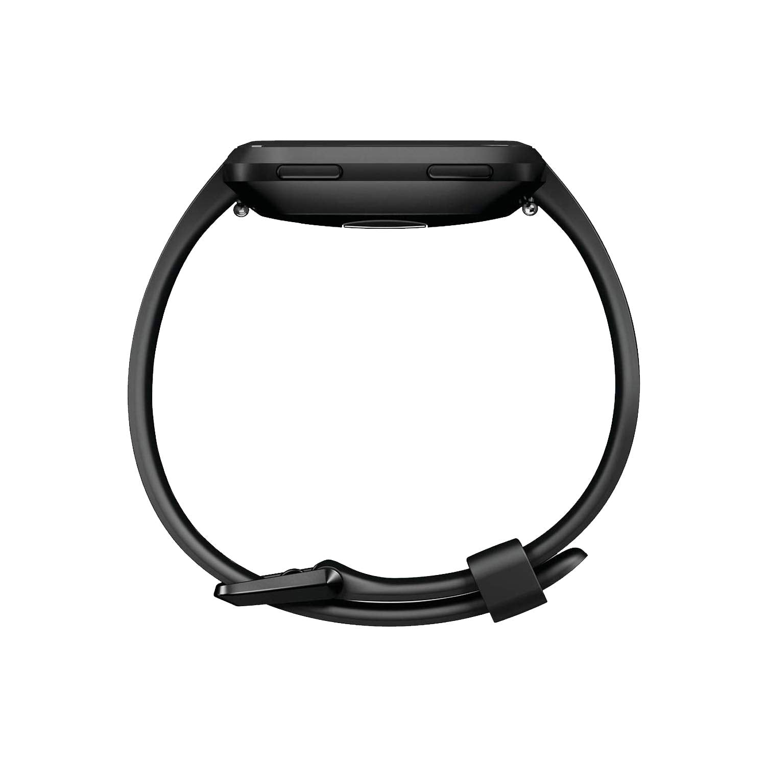 Fitbit Versa Smart Watch, Black/Black Aluminium, One Size (S & L Bands Included)