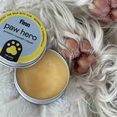 Finn Paw Hero | Revitalizing Natural Dog Paw Balm | Protect, Nourish & Repair Paws from Pavement, Dryness, & Spring Adventures - 1.75 oz