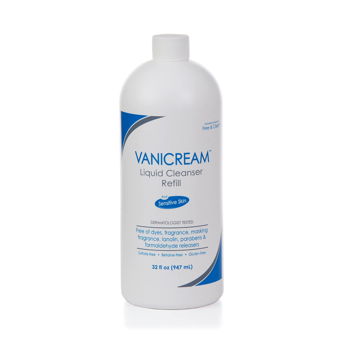 Vanicream Liquid Cleanser - 32 Fl Oz - Free of Dyes, Fragrance, Lanolins, Parabens and Formaldehyde Releasers, 32 Fl Oz