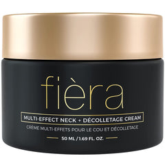 FIÈRA Neck Firming & Tightening Cream - Anti Aging Moisturizer for Neck - With Macadamia Oil, Hyaluronic Acid, Shea Butter - 1.69 FL. OZ. / 50 ML