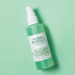 Mario Badescu Facial Spray with Aloe, Cucumber and Green Tea for All Skin Types | Face Mist that Hydrates & Invigorates | 8 FL OZ