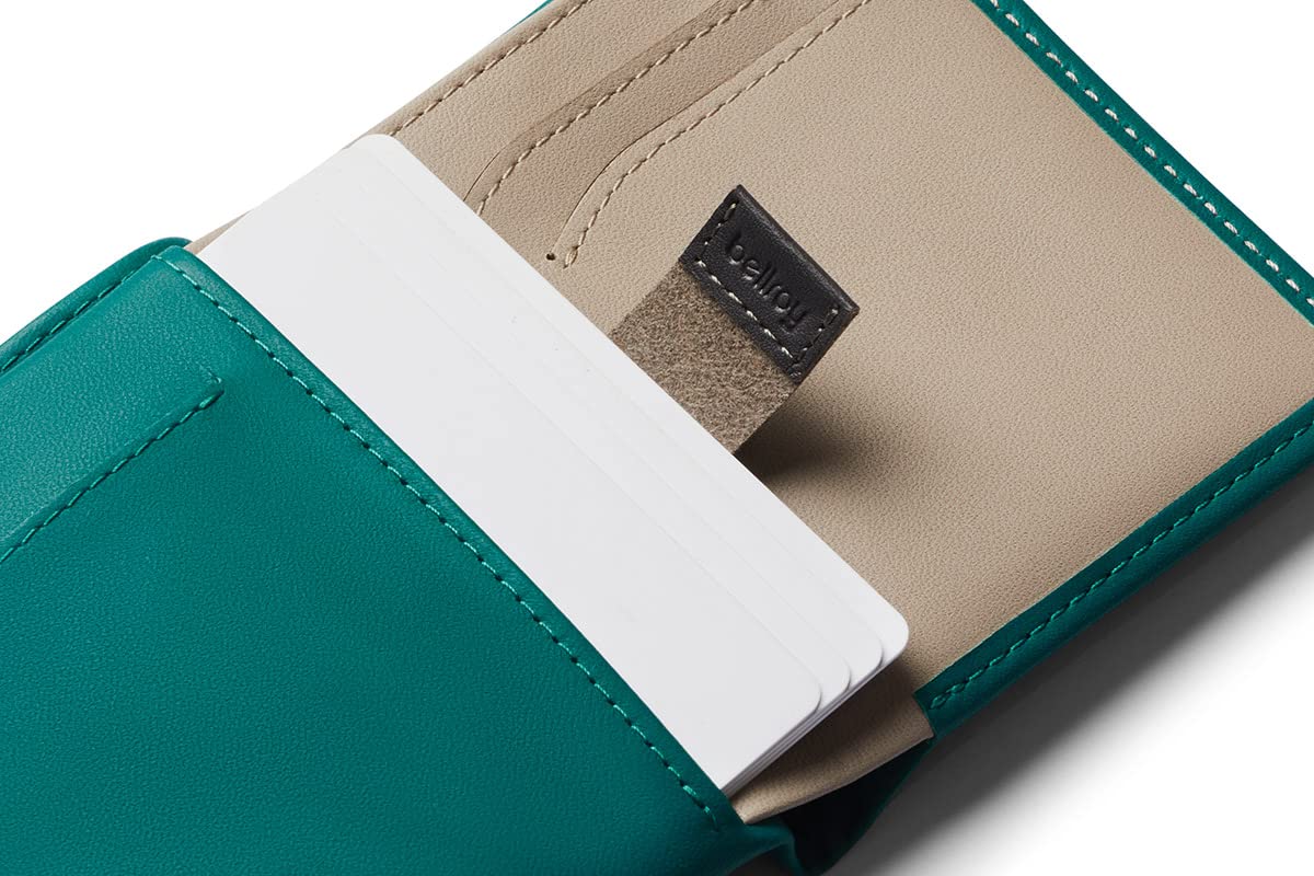 Bellroy Slim Sleeve (Slim Leather Bifold Wallet) - Teal