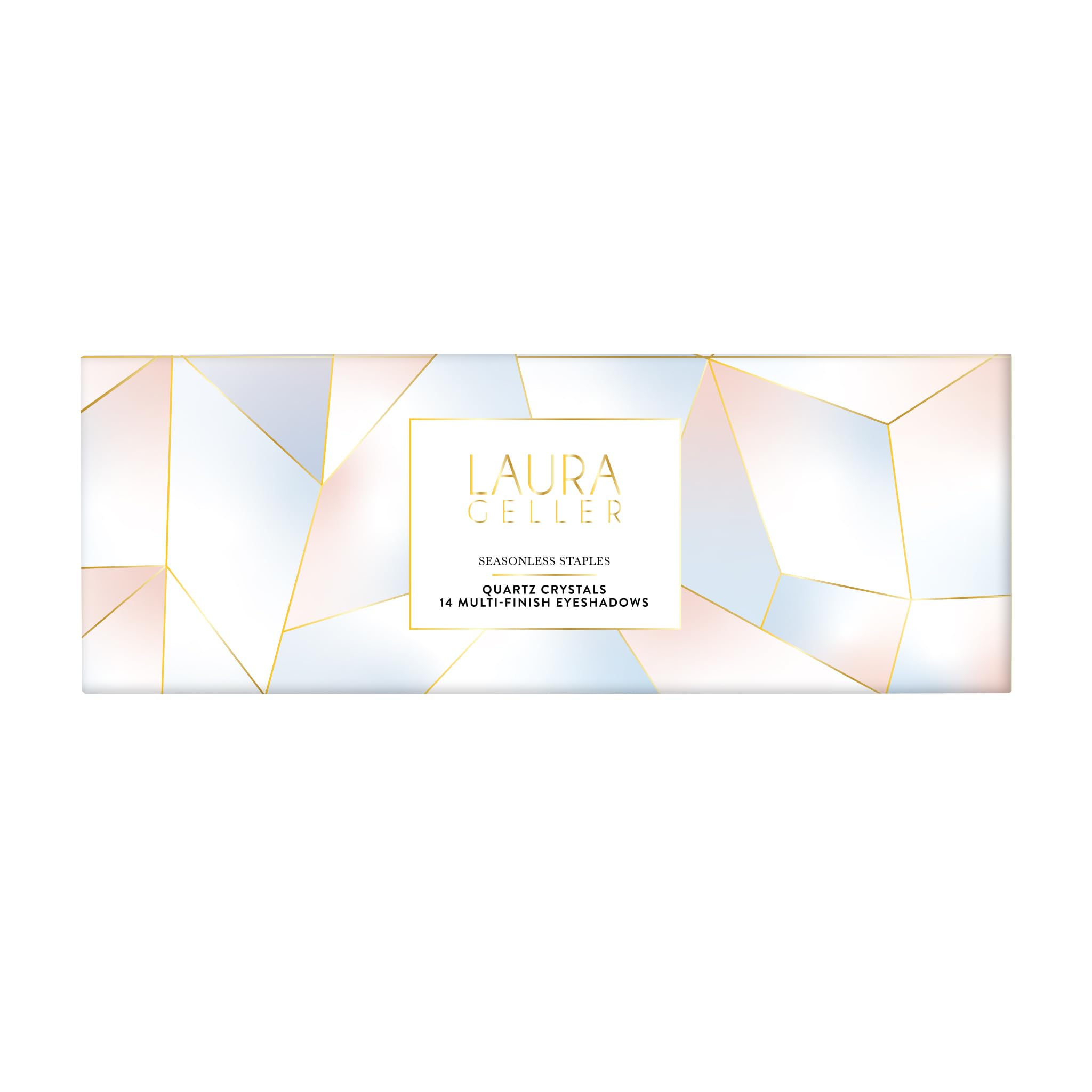 LAURA GELLER NEW YORK Seasonless Staples Quartz Crystals 14 Pressed Multi-Finish Shimmer and Matte Eyeshadow Palette