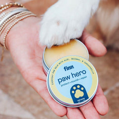 Finn Paw Hero | Revitalizing Natural Dog Paw Balm | Protect, Nourish & Repair Paws from Pavement, Dryness, & Spring Adventures - 1.75 oz