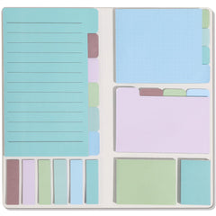 Hommie Sticky Notes Set, Divider Sticky Notes 410 Packs Planner Sticky Note Dividers Tabs with Color Coding for School Supplies, Office Supplies, Book Notes,Bible Sticky Notes