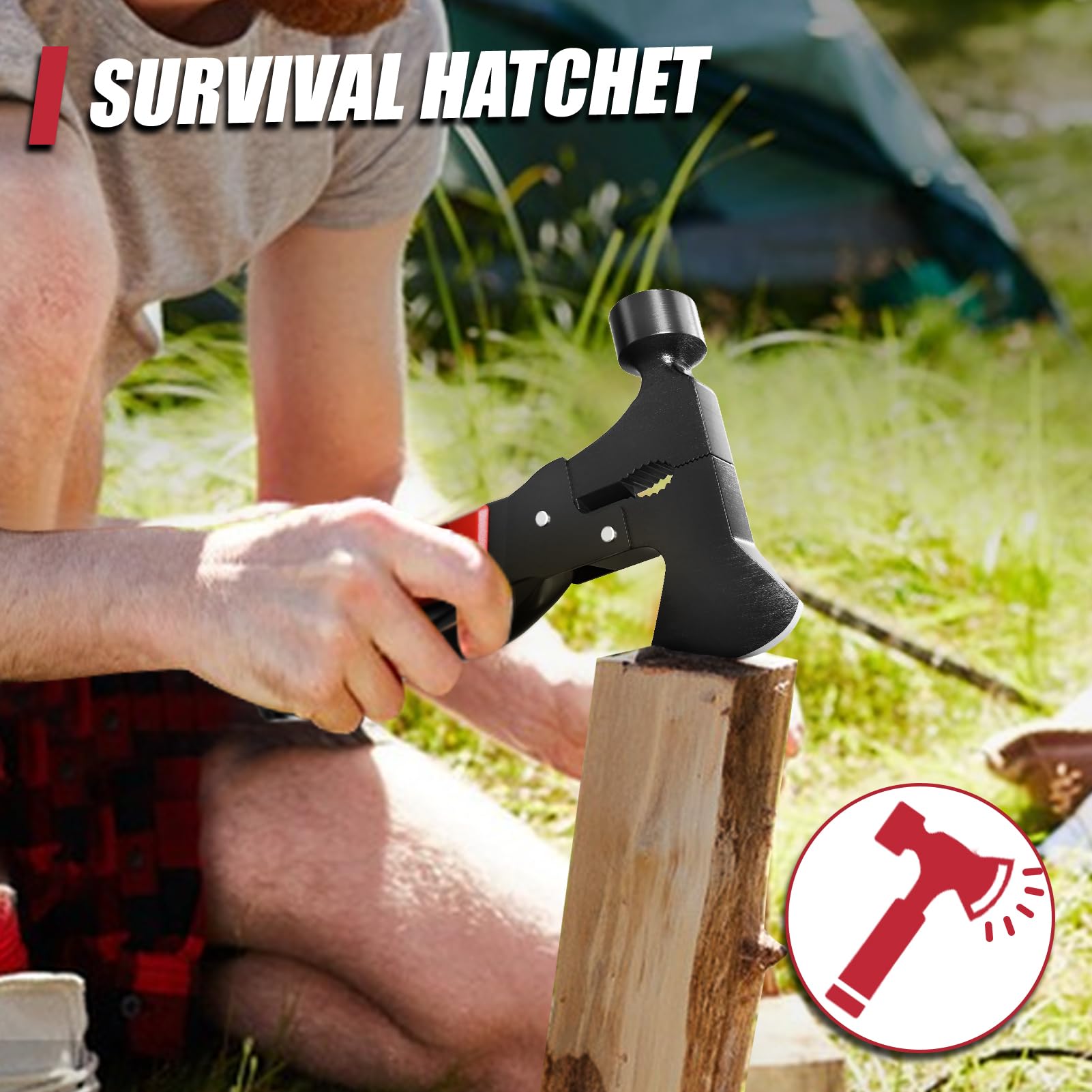 Multitool Axe Hatchet - Camping & Survival Gear Gift