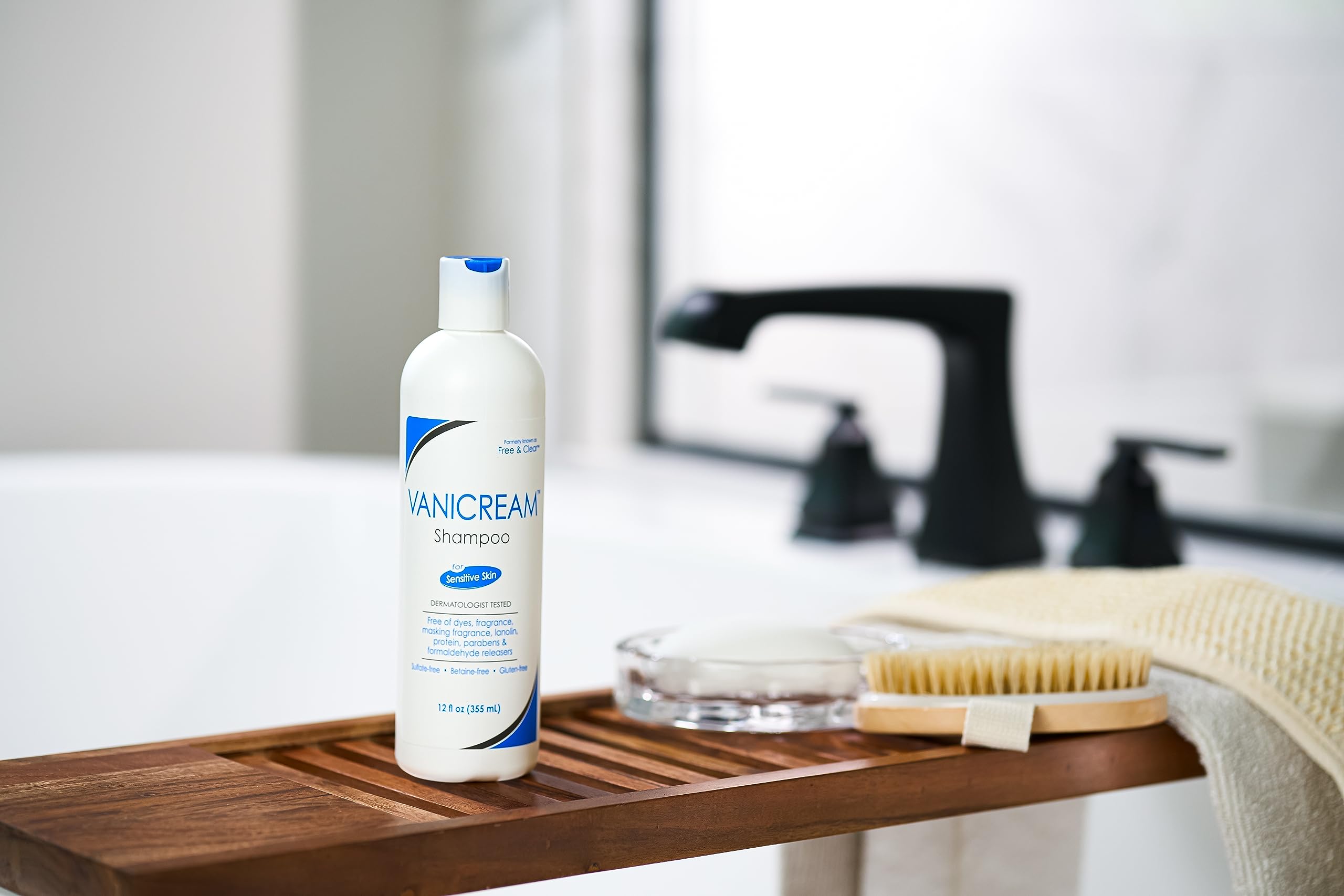Vanicream Shampoo – pH Balanced Mild Formula Effective For All Hair Types and Sensitive Scalps - Free of Fragrance, Lanolin, and Parabens – 12 Fl Oz