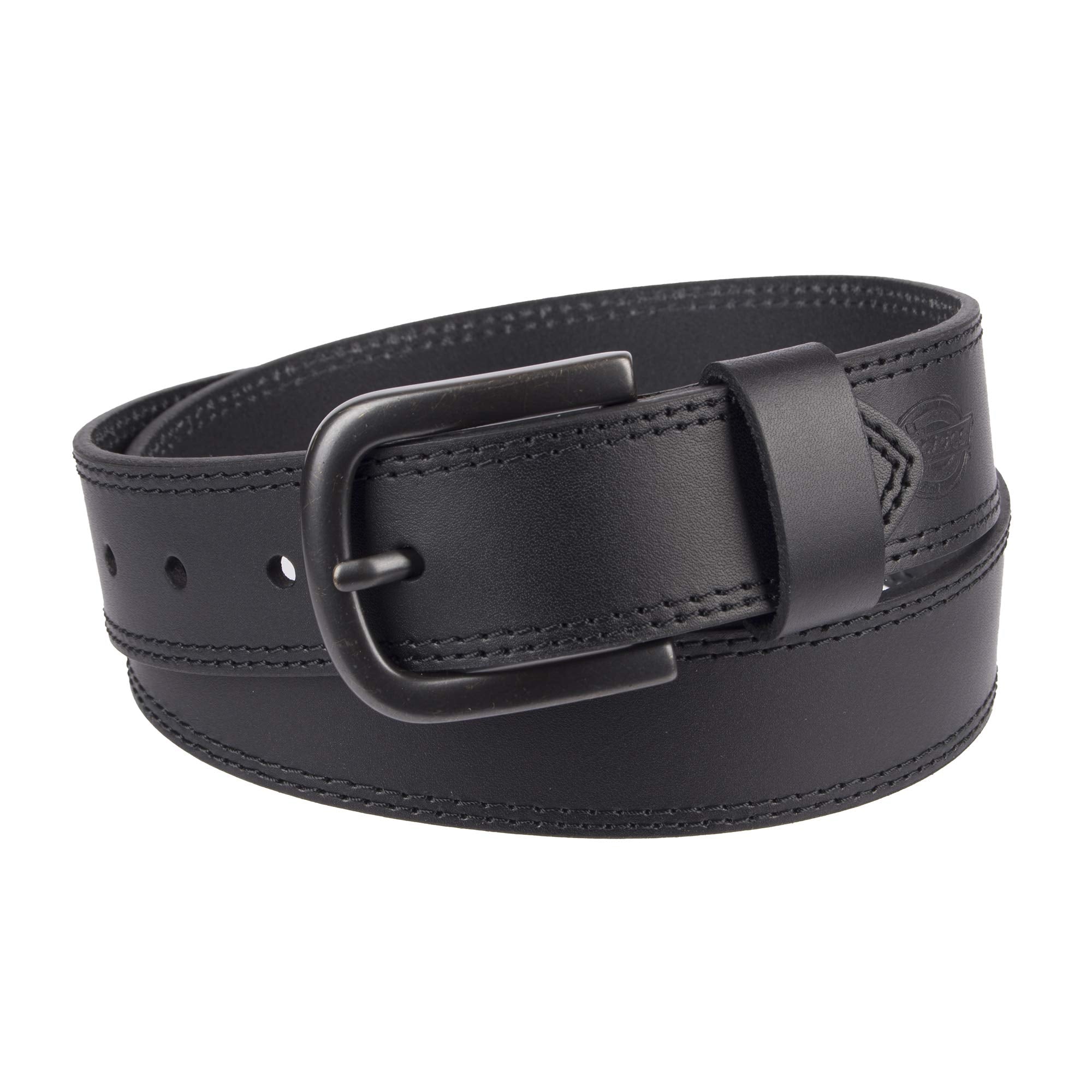 Dickies Men's Big and Tall Casual Leather Belt, Black, Size:54"