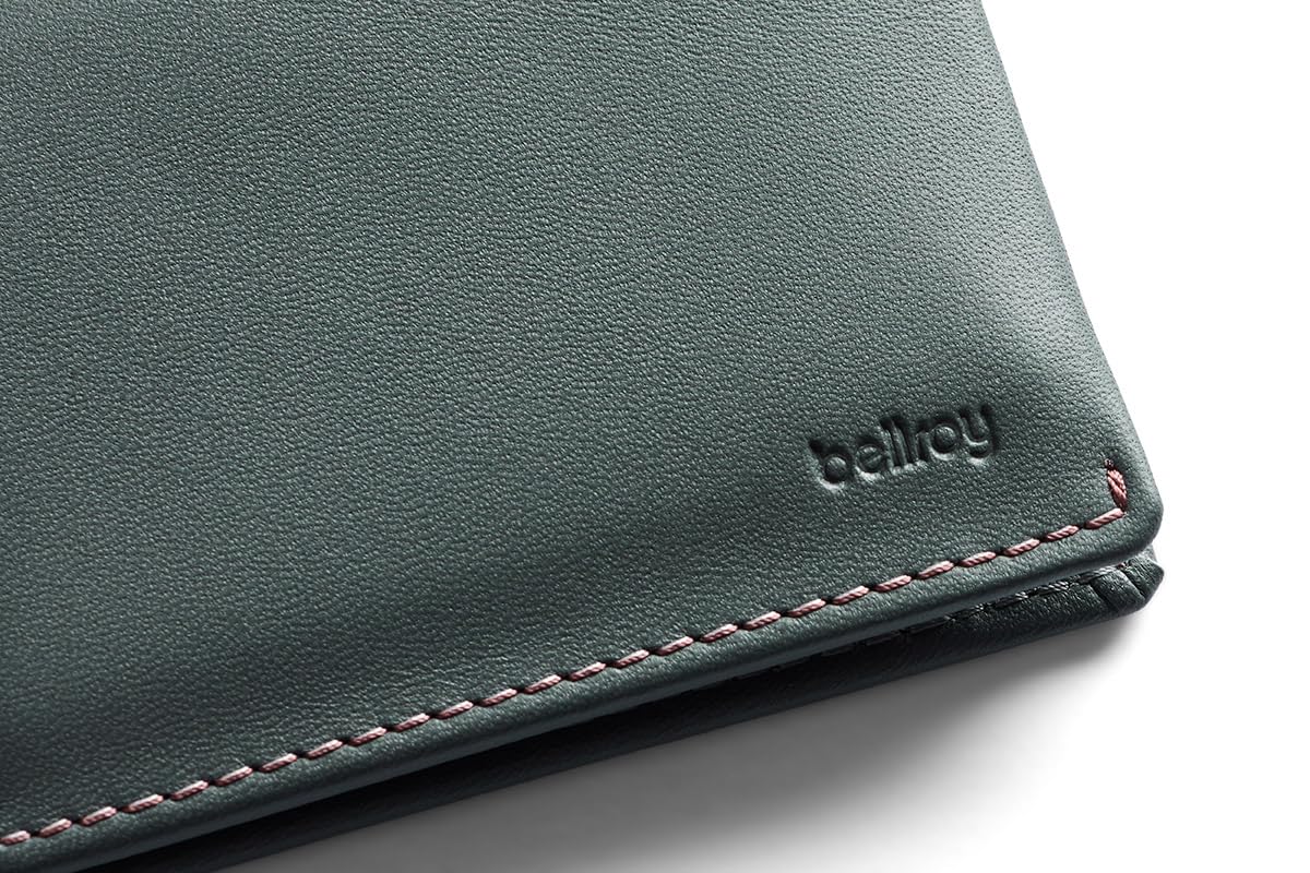 Bellroy Slim Sleeve, slim leather wallet (Max. 8 cards and bills) - Everglade