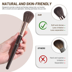 BS-MALL Makeup Brush Set Professional Makeup Brushes with PU Leather Bag Makeup Brush Case Perfect for Makeup Enthusiasts & Professionals