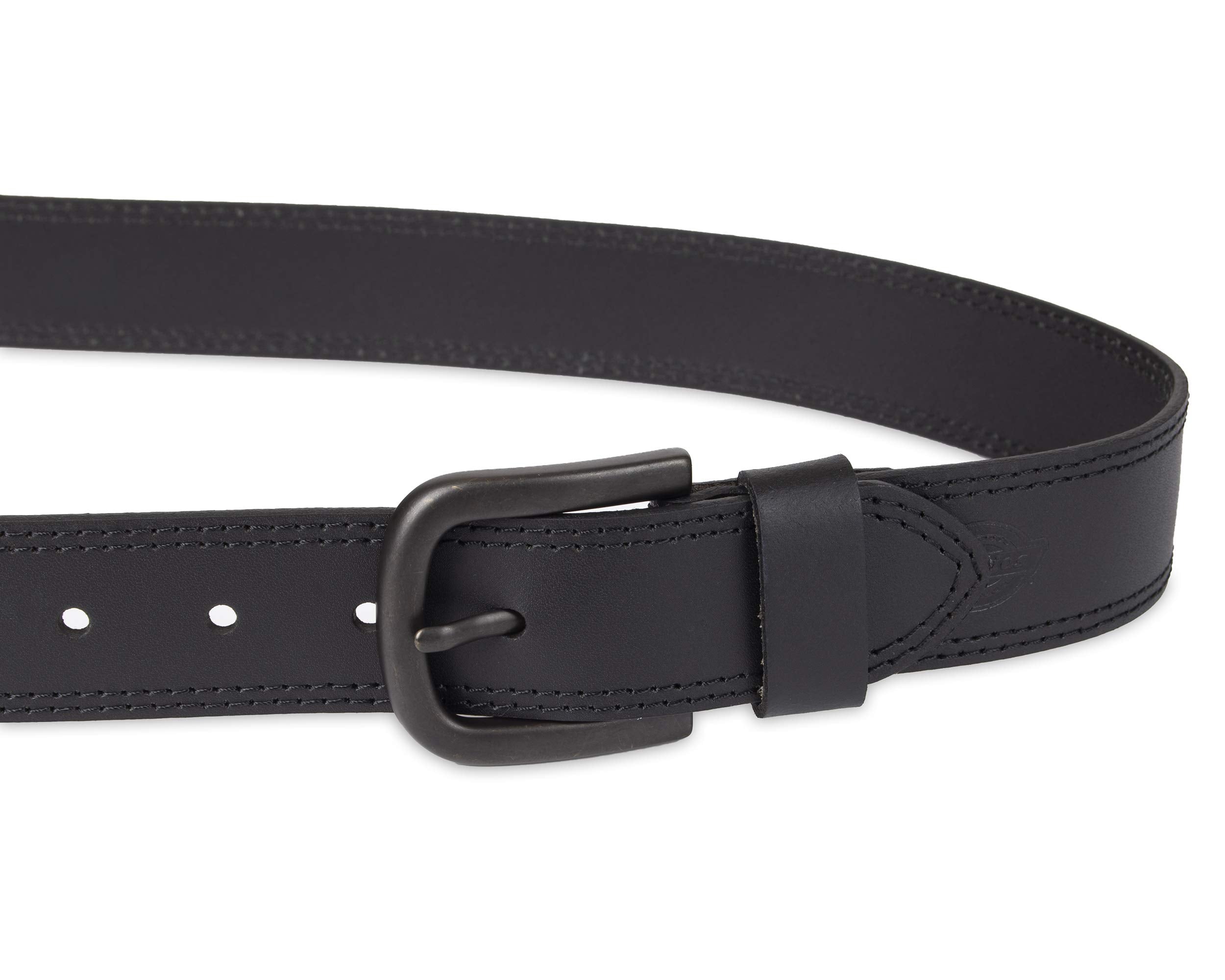 Dickies Men's Big and Tall Casual Leather Belt, Black, Size:54"