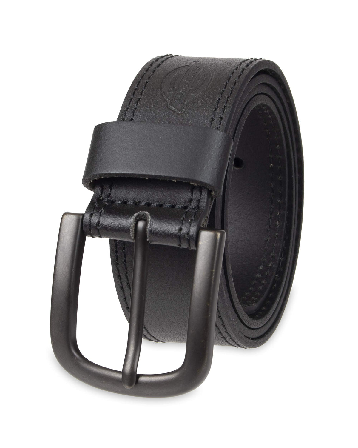 Dickies Men's Big and Tall Casual Leather Belt, Black, Size:54"