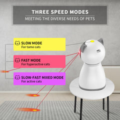 YVE LIFE Laser Cat Toys for Indoor Cats,The 4th Generation Real Random Trajectory Motion Activated Rechargeable Automatic Cat Laser Toy,Interactive Cat Toys for Bored Indoor Adult Cats/Kittens/Dogs