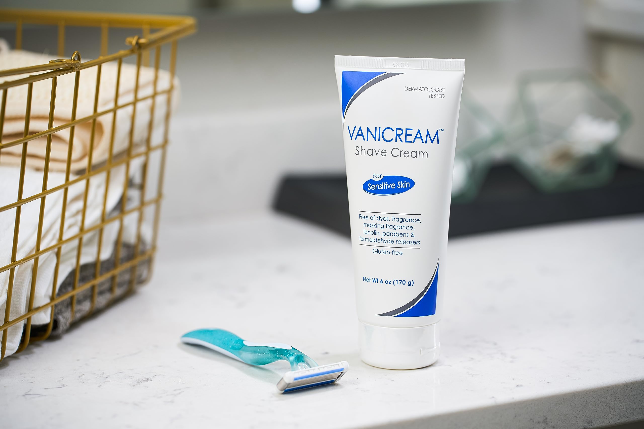 Vanicream Shave Cream | Fragrance, and Gluten Free | For Sensitive Skin | 6 Ounce