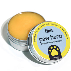 Finn Paw Hero | Revitalizing Natural Dog Paw Balm | Protect, Nourish & Repair Paws from Pavement, Dryness, & Spring Adventures - 1.75 oz