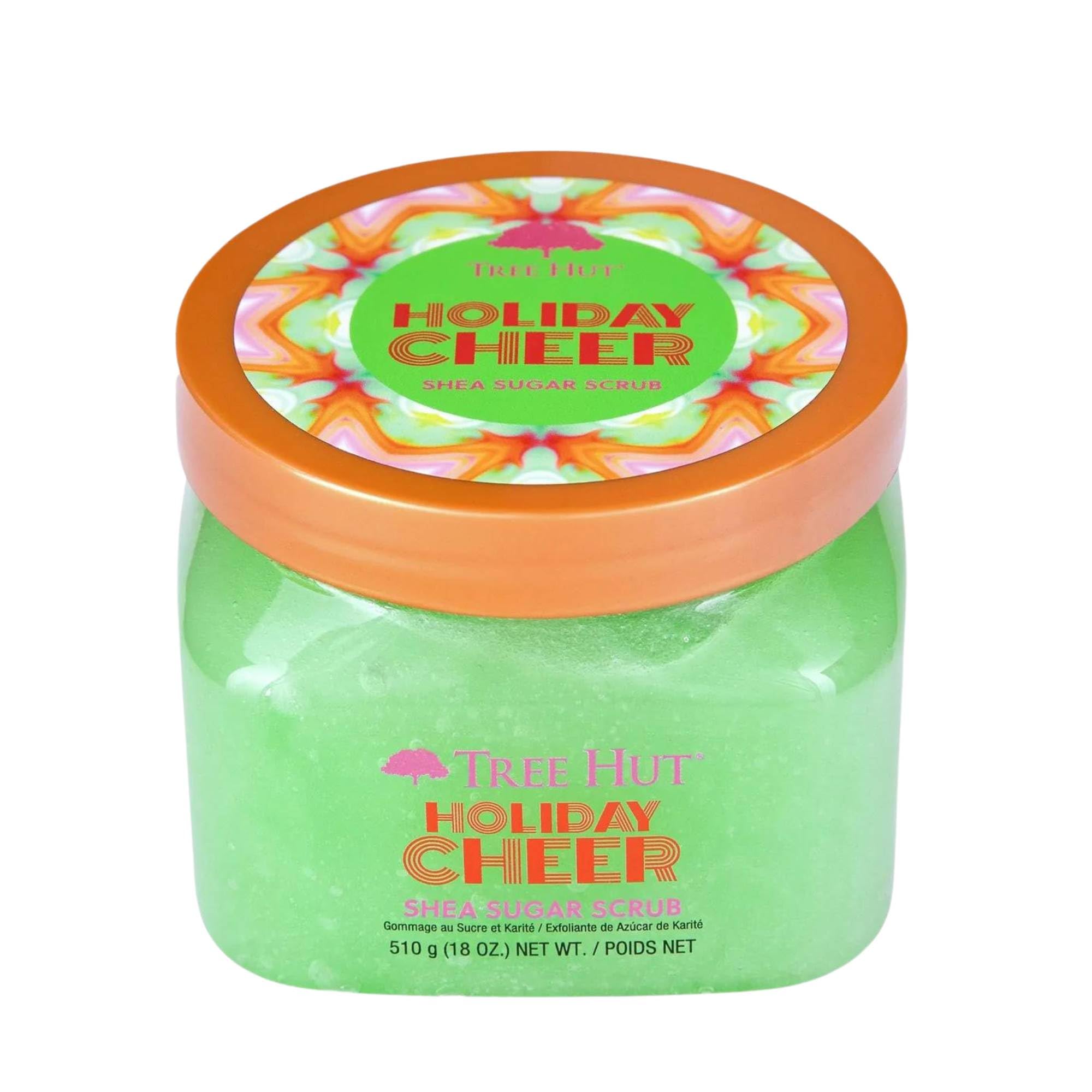 Tree Hut Holiday Cheer Shea Sugar Scrub, 18 Ounces