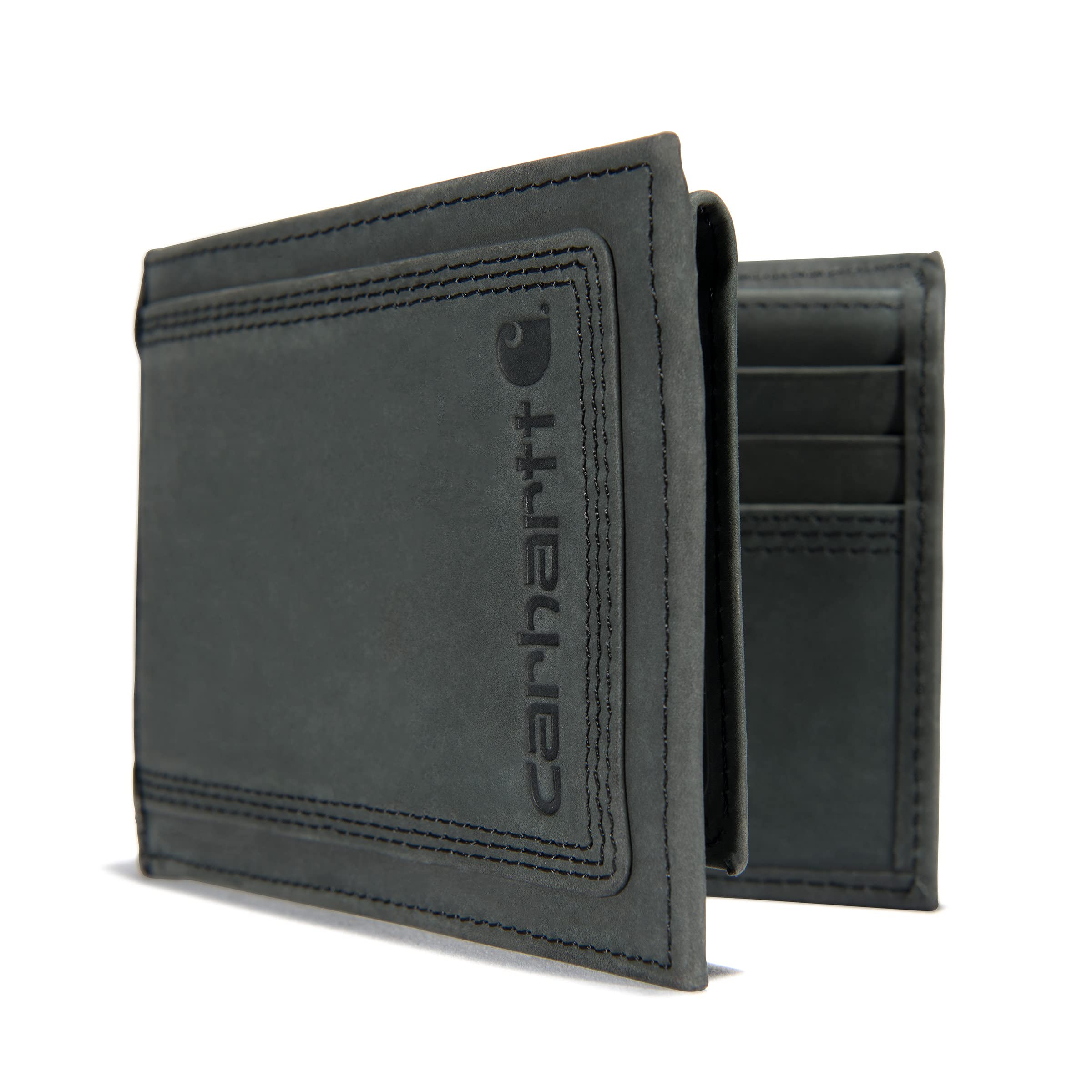 Carhartt Men's Billfold Wallet, Black (Passcase), One Size