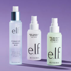 e.l.f. Dewy Coconut Setting Mist, Makeup Setting Spray For Hydrating & Conditioning Skin, Infused With Green Tea, Vegan & Cruelty-Free, 2.7 Fl Oz