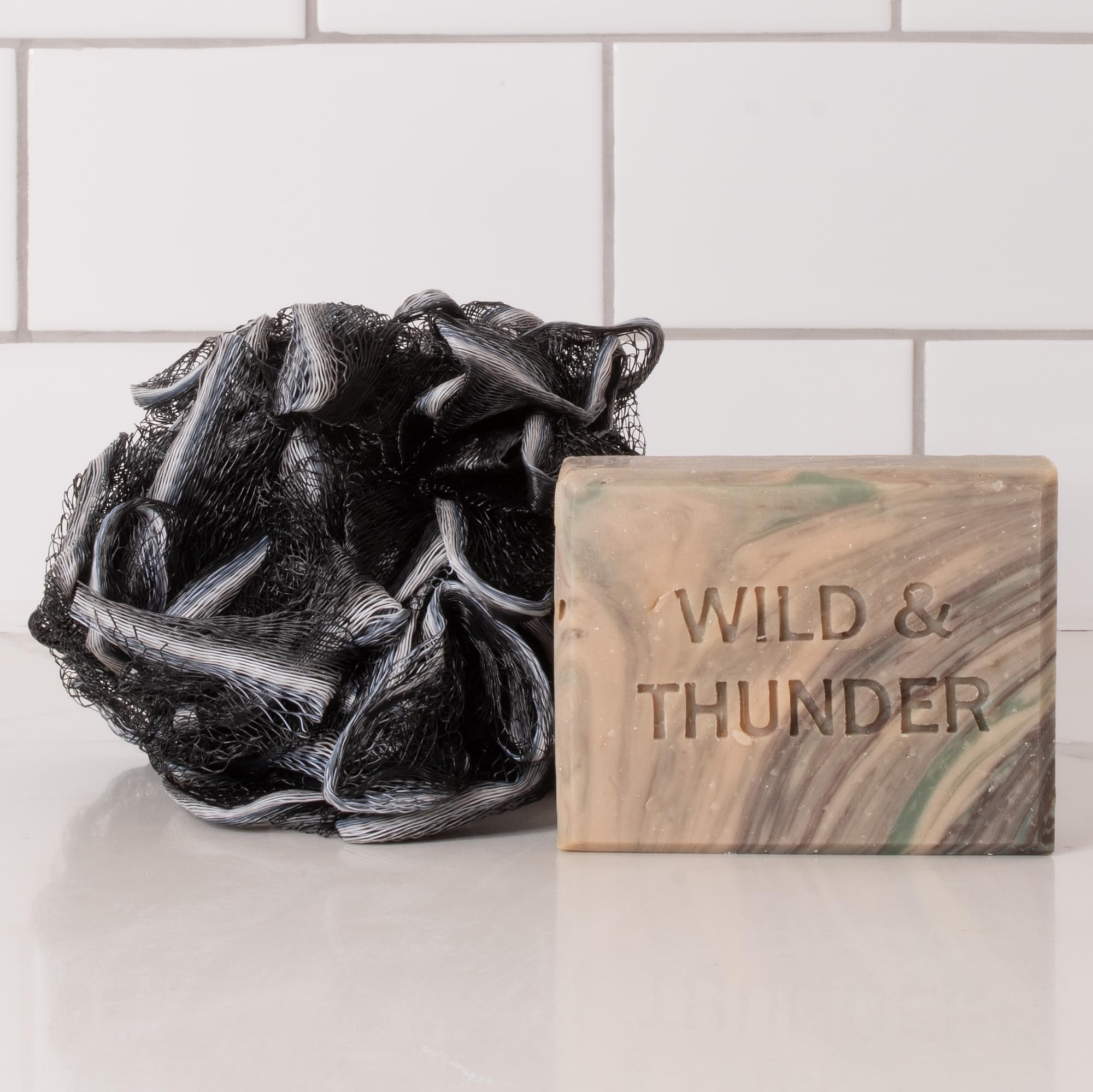 Wild and Thunder - Handcrafted in The USA Mens Natural Body Bar Soap - Made from Natural Oils With No Harsh Chemicals - Hydrating Shea Butter - For The Everyday Outdoorsman - (2 pack)