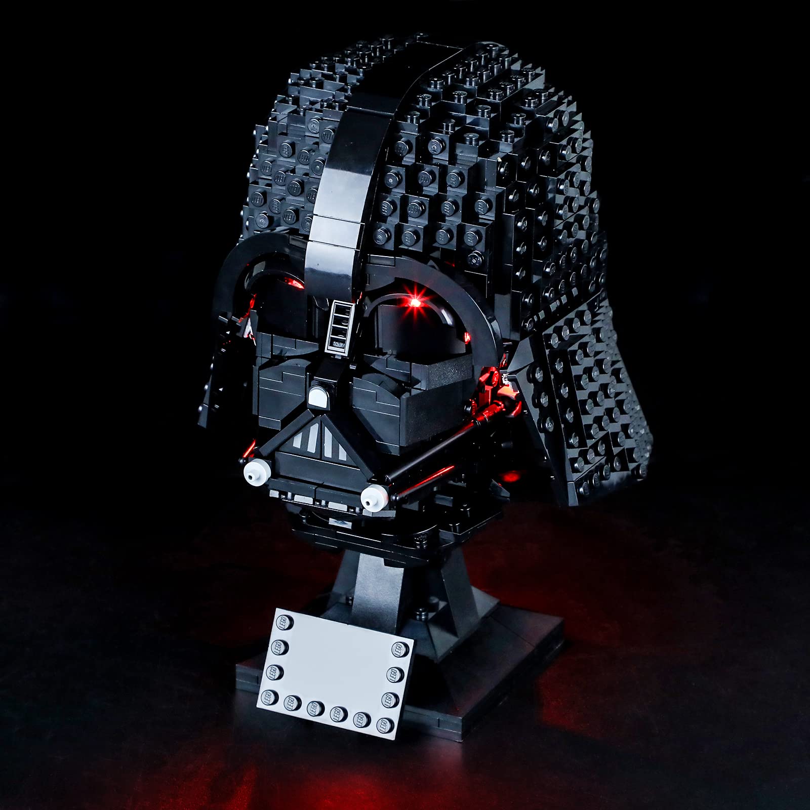 BRIKSMAX Led Lighting Kit for Darth Vader Helmet - Compatible with Lego 75304 Building Blocks Model- Not Include The Lego Set