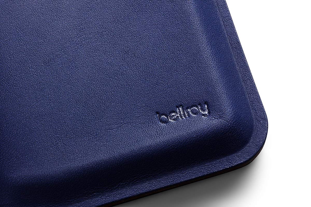 Bellroy Apex Slim Sleeve (Slim Bifold Leather Wallet, RFID Protected) - Indigo