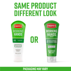 O'Keeffe's Working Hands Hand Cream, 3 oz Tube and Night Treatment Hand Cream, 3 oz Tube