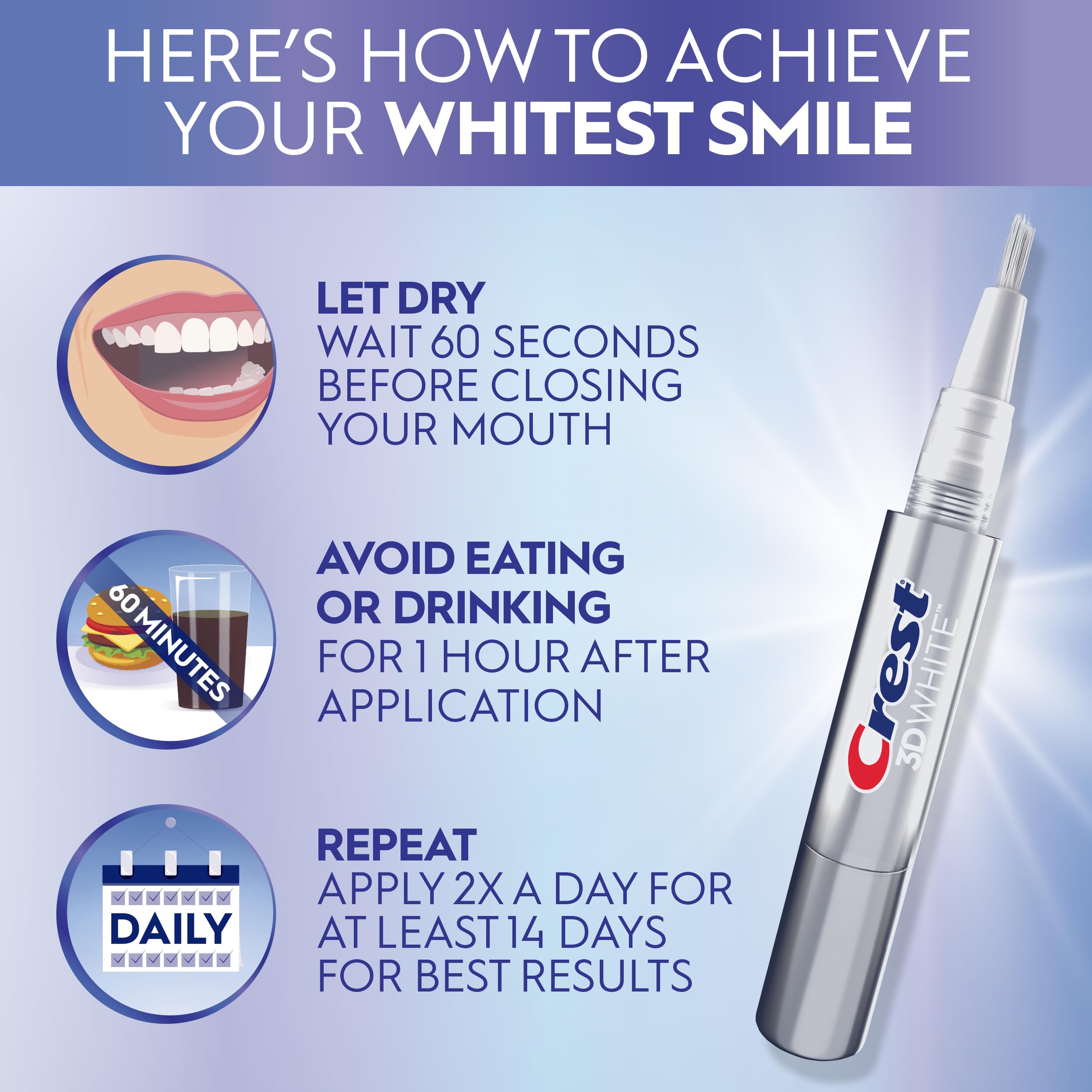 Crest 3DWhite Easy-to-Use Teeth Whitening Pen