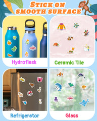 Benresive Reusable Sticker Book for Toddlers 2-4 Years, 3 Sets Travel Stickers for Kids
