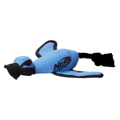 Nerf Dog Large Nylon Launching Duck with Interactive Design, Blue (3473), for All Breed Sizes