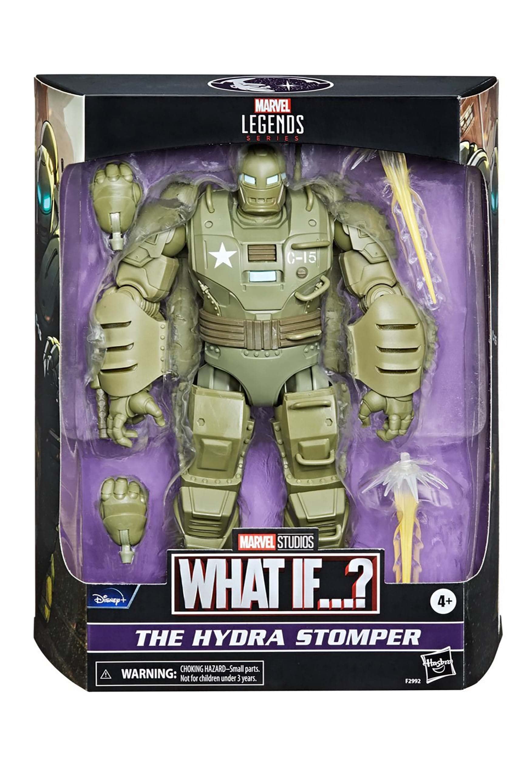 Avengers Marvel Legends Series 6-inch Scale Action Figure The Hydra Stomper Toy, Premium Design, 6-Inch Scale Figure, Backpack, 4 Accessories