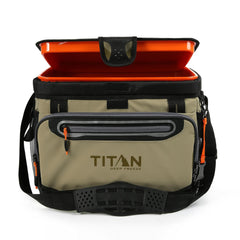 Arctic Zone Titan Moss Green 30 Can Zipperless Cooler With Deep Freeze Insulation and SmartShelf