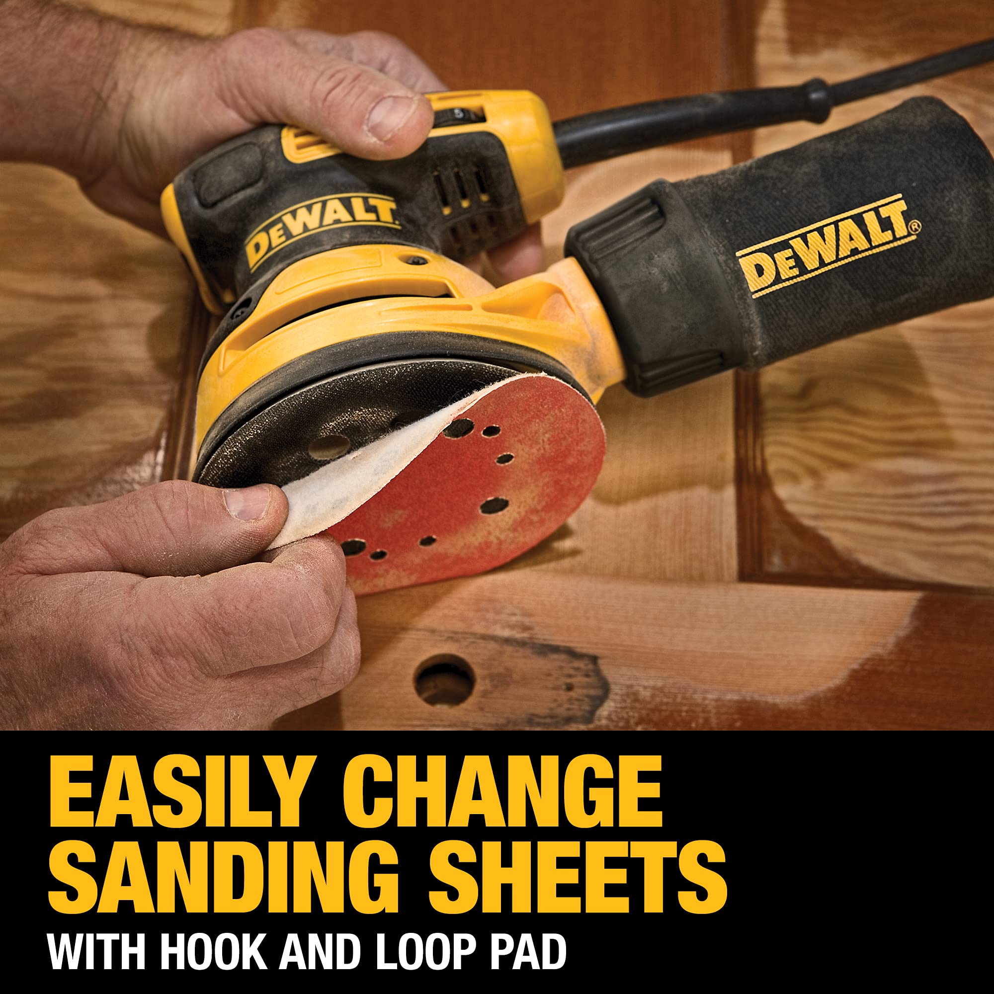 DEWALT Random Orbit Sander, Variable Speed, 5-Inch (DWE6423)