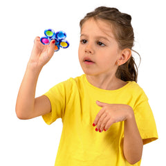 Nutty Toys Fidget Spinner Dimple Popper Sensory Toy - Top Stress & Anxiety Relief Gifts 2024, Unique Kids & Adults Easter Basket Stuffers Idea, Best Teenage Girl, Teen Boy, Toddler & Tween Present