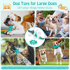 Jeefome Dog Toys for Super Aggresive Chewers/Tough Dog Toys/Heavy Duty/Indestructible Toys for Large/Medium Dogs to Keep Them Busy