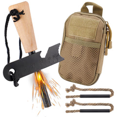 Fire Starter Kit with Magnesium Rod and Steel Striker