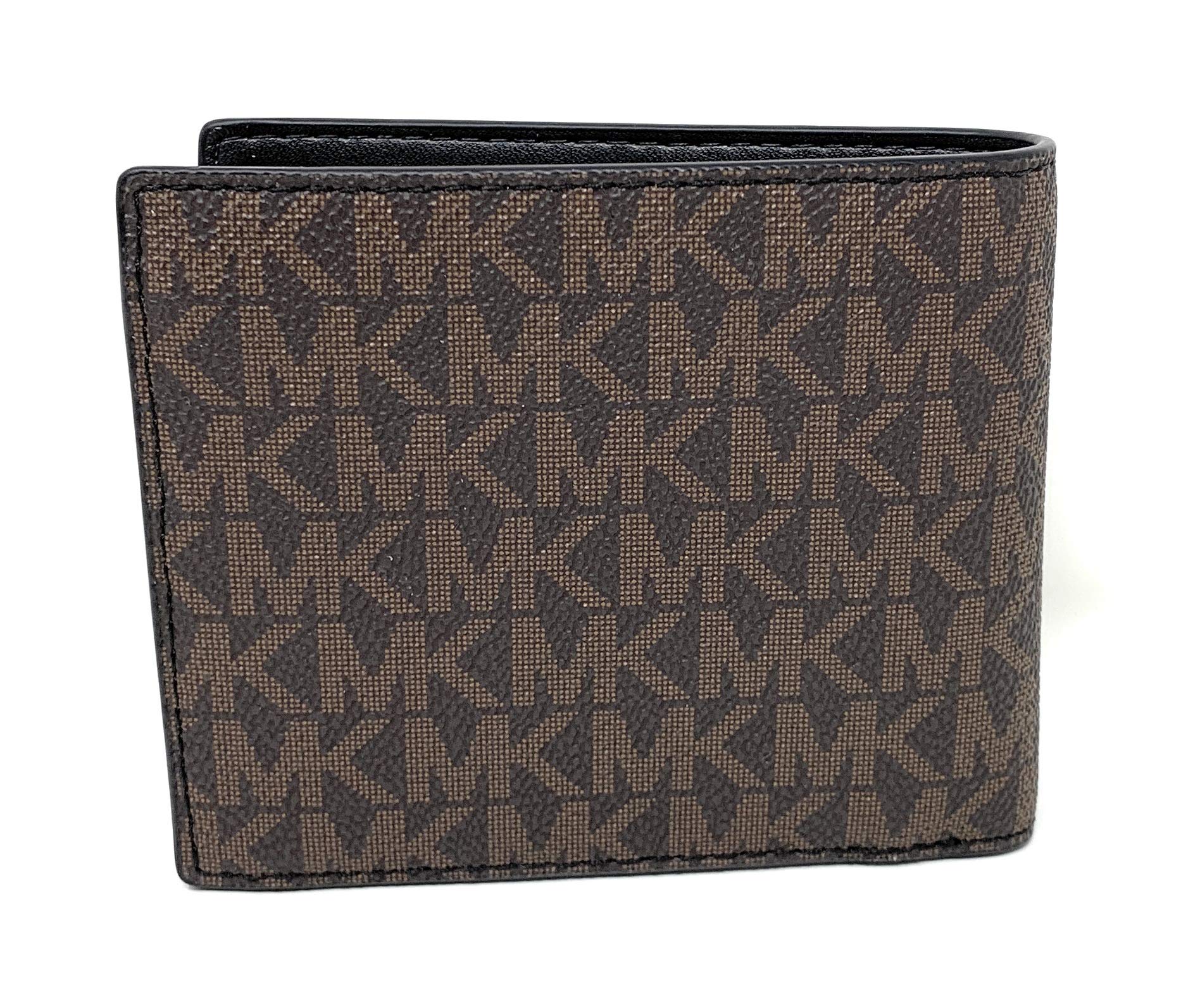 Michael Kors Men's Cooper Billfold with Passcase Wallet (Brown)